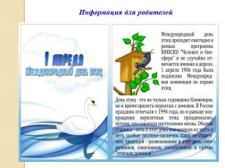 День птиц.
