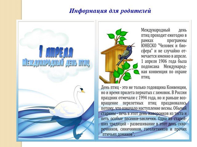 День птиц.